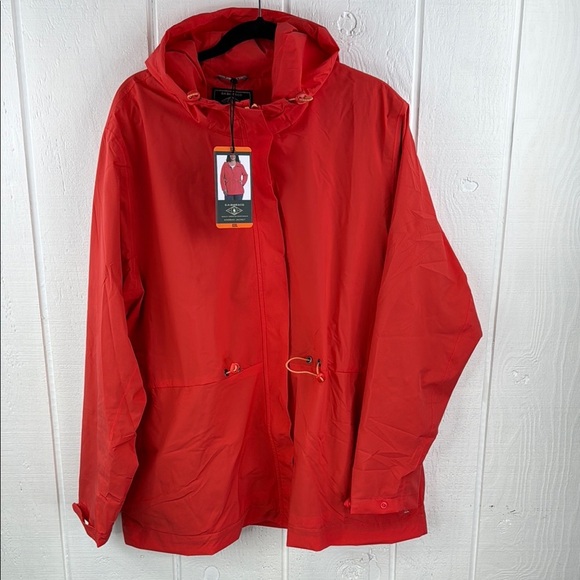 G.H. Bass & Co. Jackets & Blazers - G.H. Bass Women’s Size XXL Water Resistant Four-Pocket Anorak w/Hood NWT